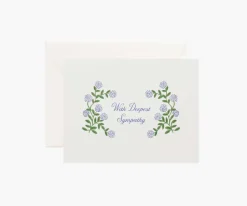 Hydrangea Sympathy Card|RIFLE PAPER Co. Online