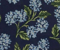 Joie Hydrangea Wool-Hooked Rug|RIFLE PAPER Co. Clearance