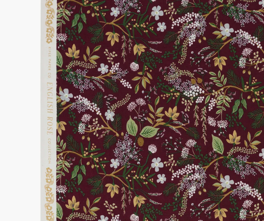 Juniper Forest Cotton Fabric|RIFLE PAPER Co. New