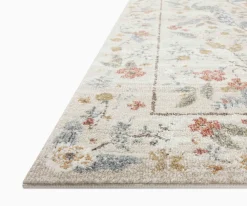 Laurel Peacock Garden Power Loomed Rug|RIFLE PAPER Co. New
