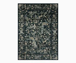 Laurel Peacock Garden Power Loomed Rug|RIFLE PAPER Co. Sale