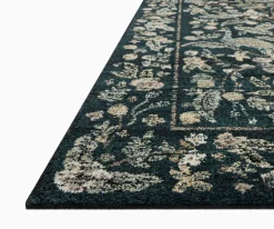 Laurel Peacock Garden Power Loomed Rug|RIFLE PAPER Co. Sale