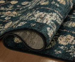 Laurel Peacock Garden Power Loomed Rug|RIFLE PAPER Co. Sale