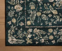 Laurel Peacock Garden Power Loomed Rug|RIFLE PAPER Co. Sale