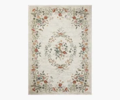 Laurel Strawberry Fields Medallion Power Loomed Rug|RIFLE PAPER Co. Outlet