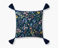 Mayfair Embroidered Pillow|RIFLE PAPER Co. Fashion