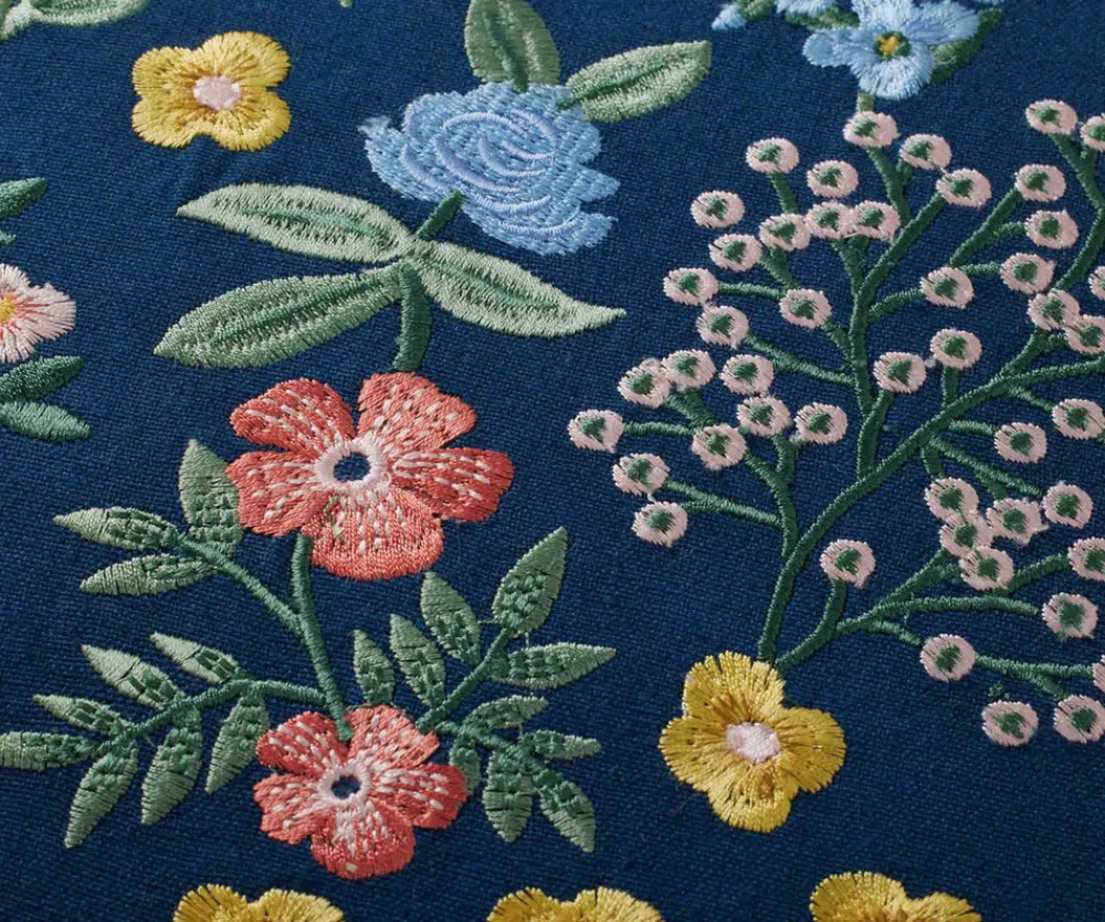 Mayfair Embroidered Pillow|RIFLE PAPER Co. Fashion