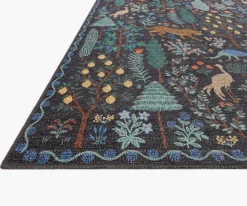 Menagerie Forest Printed Rug|RIFLE PAPER Co. Clearance