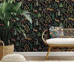 Menagerie Peel & Stick Wallpaper Sample|RIFLE PAPER Co. Outlet