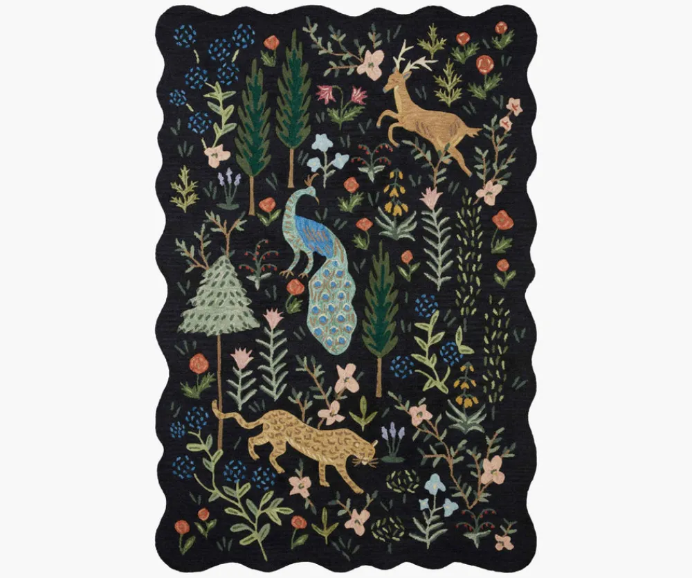 Menagerie Wool-Hooked Rug|RIFLE PAPER Co. Hot