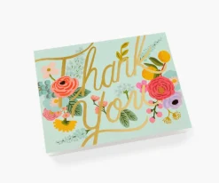 Mint Garden Thank You Greeting Card|RIFLE PAPER Co. Discount