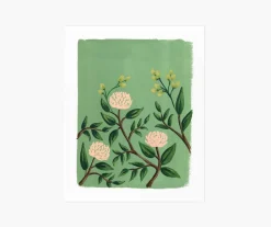 Painted Peonies Emerald Art Print|RIFLE PAPER Co. Online