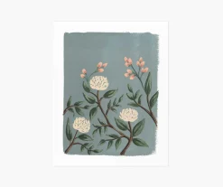 Painted Peonies Slate Art Print|RIFLE PAPER Co. New