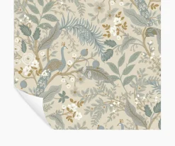 Peacock Garden Peel & Stick Wallpaper|RIFLE PAPER Co. Online