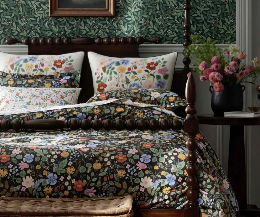 Percale Duvet Cover|RIFLE PAPER Co. Online