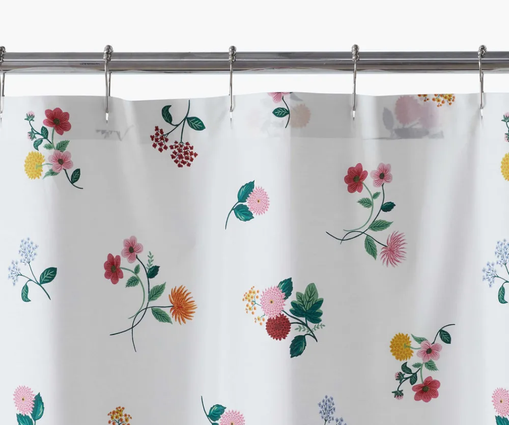 Percale Shower Curtain|RIFLE PAPER Co. Clearance