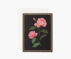 Pink Rose Greeting Card|RIFLE PAPER Co. New