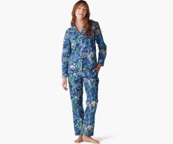 Poplin Button Front Long Set|RIFLE PAPER Co. Discount
