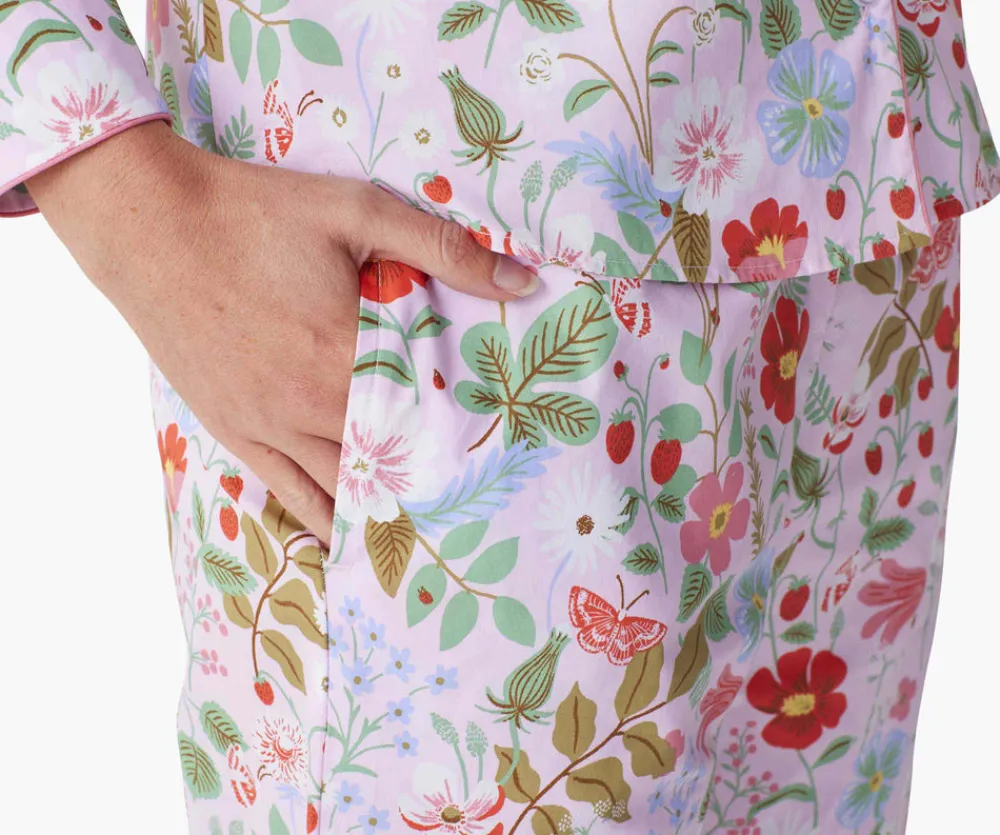 Poplin Button Front Long Set|RIFLE PAPER Co. Sale