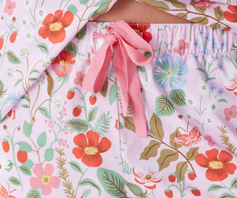 Poplin Button Front Long Set|RIFLE PAPER Co. Sale
