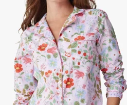 Poplin Button Front Long Set|RIFLE PAPER Co. Sale