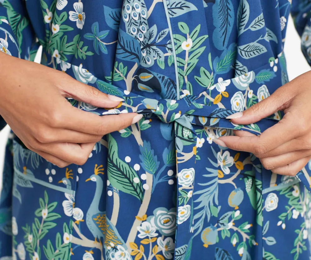 Poplin Robe|RIFLE PAPER Co. Clearance