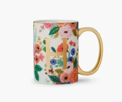 Porcelin Monogrm Mug|RIFLE PAPER Co. Fashion