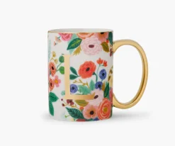 Porcelin Monogrm Mug|RIFLE PAPER Co. Fashion