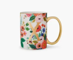 Porcelin Monogrm Mug|RIFLE PAPER Co. Fashion