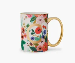 Porcelin Monogrm Mug|RIFLE PAPER Co. Fashion