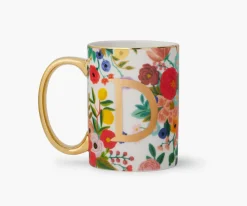 Porcelin Monogrm Mug|RIFLE PAPER Co. Fashion