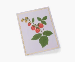 Raspberry Greeting Card|RIFLE PAPER Co. Fashion