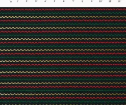 Ribbon Stripe Cotton Metallic Fabric|RIFLE PAPER Co. Best