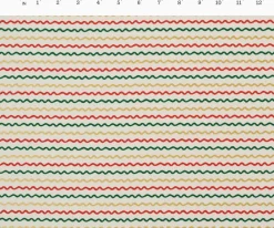 Ribbon Stripe Cotton Metallic Fabric|RIFLE PAPER Co. Sale