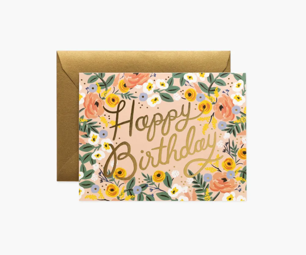 Rosé Birthday Card|RIFLE PAPER Co. Best