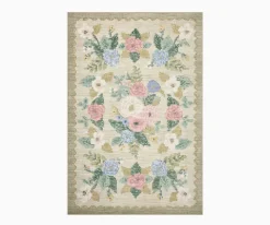 Rosa Antique Rose Power Loomed Rug|RIFLE PAPER Co. Fashion