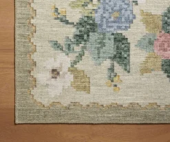 Rosa Antique Rose Power Loomed Rug|RIFLE PAPER Co. Fashion