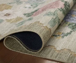 Rosa Antique Rose Power Loomed Rug|RIFLE PAPER Co. Fashion