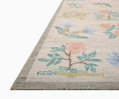 Rosa Hawthorne Power Loomed Rug|RIFLE PAPER Co. New