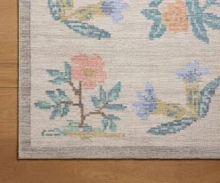 Rosa Hawthorne Power Loomed Rug|RIFLE PAPER Co. New
