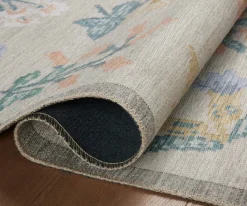 Rosa Hawthorne Power Loomed Rug|RIFLE PAPER Co. New