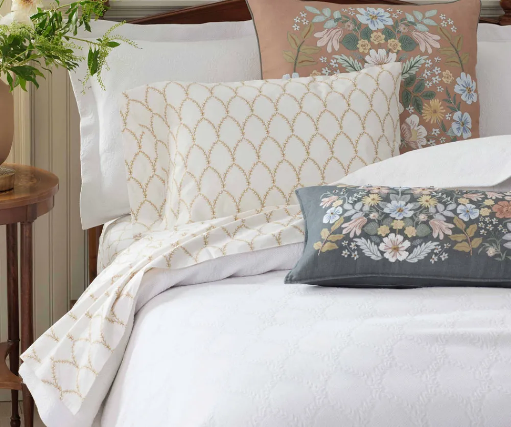 Sateen Flat Sheet|RIFLE PAPER Co. Fashion