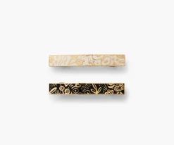 Set of 2 Enamel Hair Clips|RIFLE PAPER Co. Hot