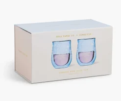 Stemless Glass Set|RIFLE PAPER Co. Discount