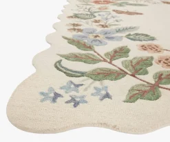 Strawberry Fields Wool-Hooked Rug|RIFLE PAPER Co. Best