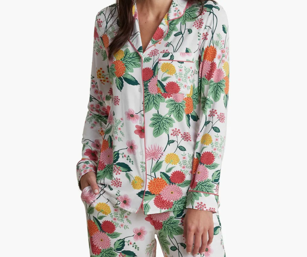 Tencel Modal Button Front Long Set|RIFLE PAPER Co. Hot