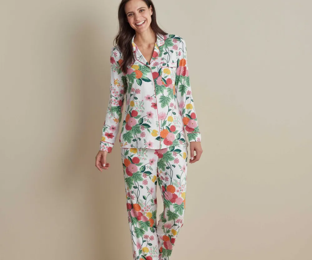 Tencel Modal Button Front Long Set|RIFLE PAPER Co. Hot