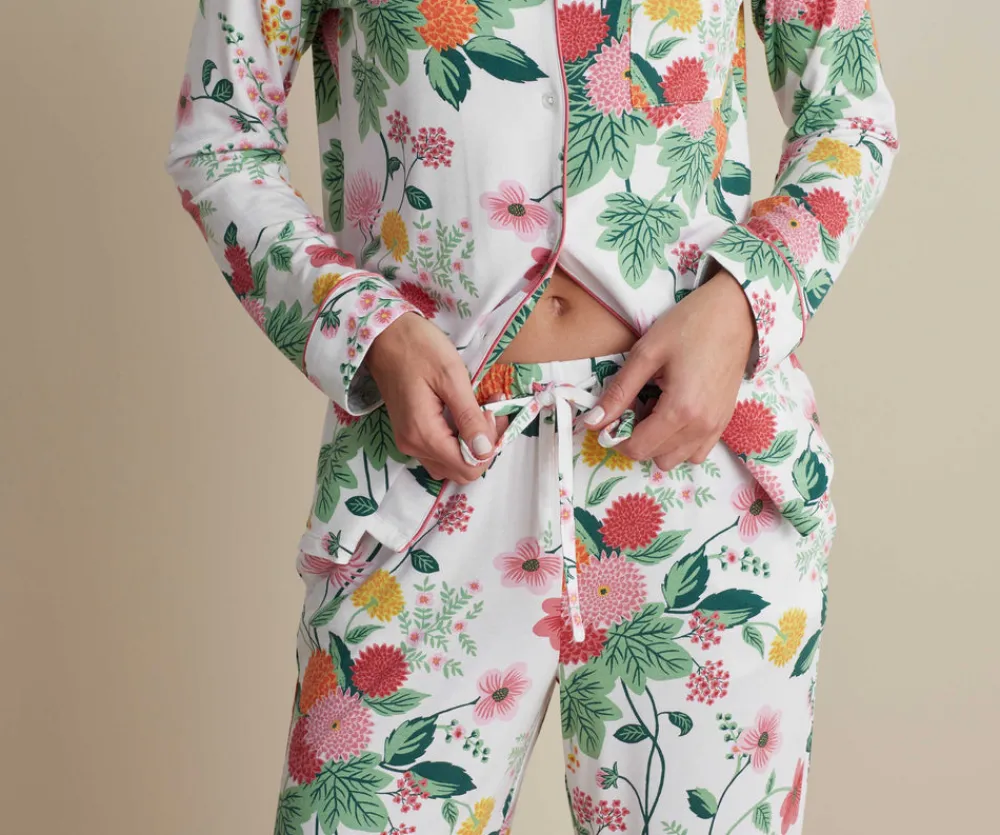 Tencel Modal Button Front Long Set|RIFLE PAPER Co. Hot