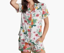 Tencel Modal Button Front Short Set|RIFLE PAPER Co. Best