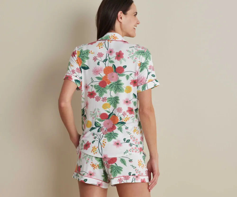 Tencel Modal Button Front Short Set|RIFLE PAPER Co. Best